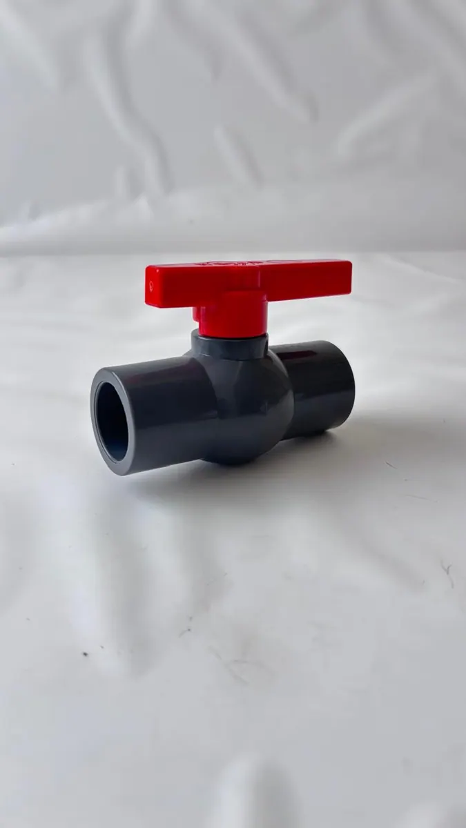 PVC Compact Ball Valve, Grey